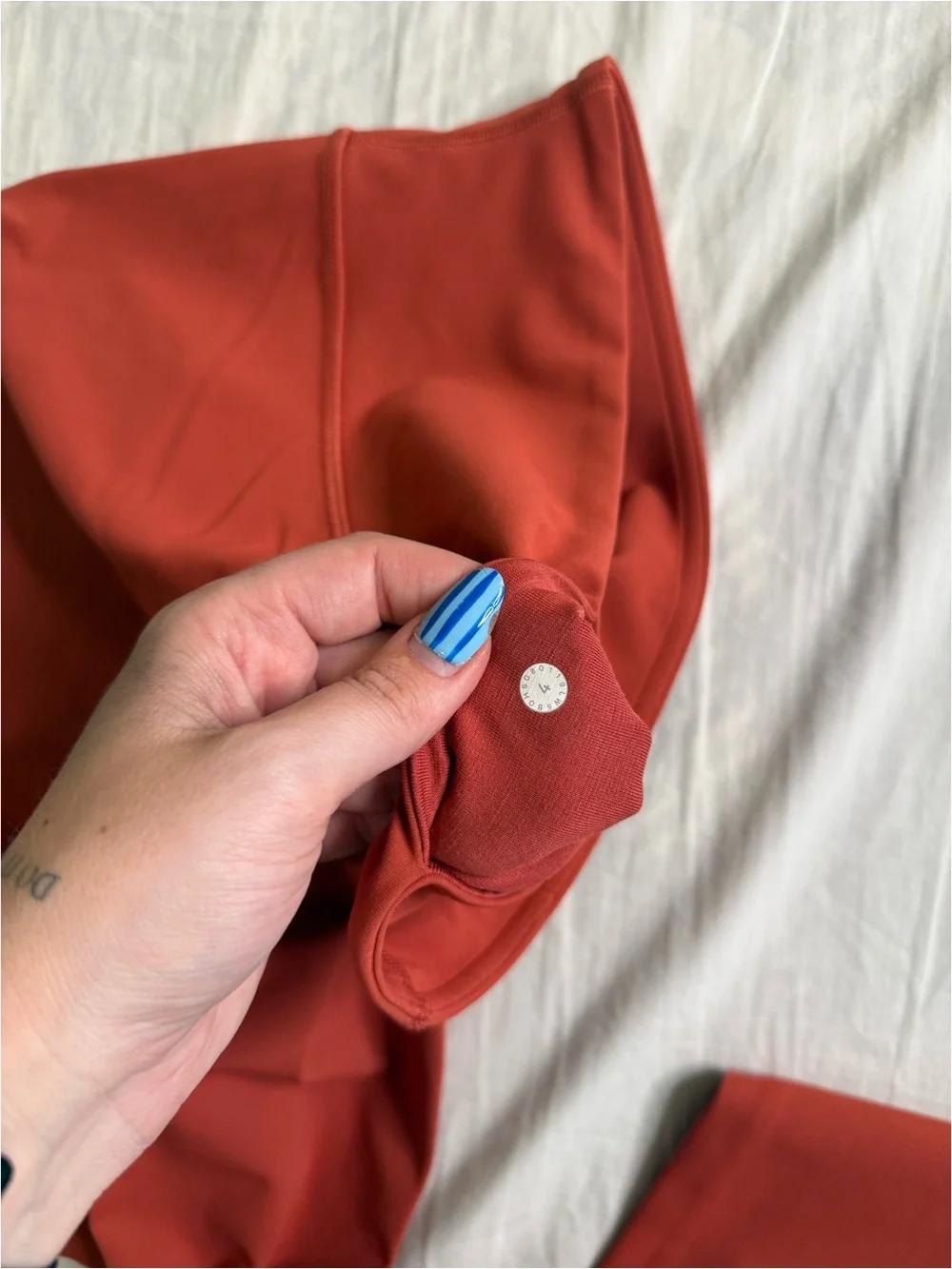 lululemon athletica Girls' High-Rise Red Leggings